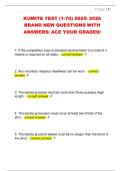 KUMITE TEST &lpar;1-70&rpar; 2025 2026  BRAND NEW QUESTIONS WITH  ANSWERS&vert; ACE YOUR GRADES&excl; 