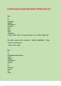 Endoscopy Exam Questions With answers&period;