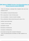 EMT Medical FISDAP Practice Test &ndash; Exam Questions and Correct Answers &lpar;Latest 2025&sol;2026&rpar;