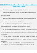 FISDAP EMT Medical Exam Review &ndash; Questions and Answers Rated 100&percnt; Correct &lpar;2025&sol;2026&rpar;
