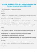 FISDAP Medical Practice Exam &ndash; Questions and Revised Solutions &lpar;Latest 2025&sol;2026&rpar;