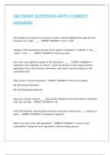 GRI Exam Questions With Correct Answers