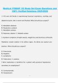Medical FISDAP V2 Study Set Exam &ndash; Questions and 100&percnt; Verified Solutions &lpar;2025&sol;2026&rpar;