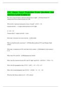 CFC Ozone Layer Protection Exam Questions And Answers Latest Graded A&plus;