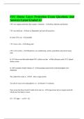 CFC Ozone Layer Protection Exam Questions And Answers Latest Graded A&plus;