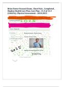 Brian Foster Focused Exam&lowbar; Chest Pain &lowbar; Completed &lowbar;  Shadow Health Care Plan&period; Care Plan &colon; 11&period;5 of 11&period;5  &lpar;100&period;0&percnt;&rpar;&period; Physical Assessment - 2020&period;2025