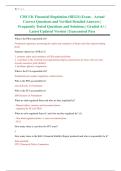 CISI UK Financial Regulation &lpar;REGS&rpar; Exam &ndash; Actual Correct Questions and Verified Detailed Answers &vert; Frequently Tested Questions and Solutions &vert; Graded A&plus; &vert; Latest Updated Version &vert; Guaranteed Pass