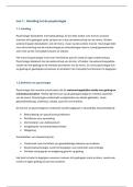 Samenvatting -  Inleiding Psychologie