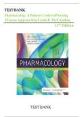 Pharmacology&colon; A Patient-Centered Nursing Process Approach &ndash; 11th Edition by Linda E&period; McCuistion &vert; Complete Test Bank