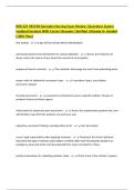 BSN 225 HESI RN Specialty Nursing Exam Review &vert;Questions &lpar;Latest Updated Version&rpar; With Correct Answers &vert;Verified &vert;Already A&plus; Graded &lpar;100&percnt; Pass&rpar;