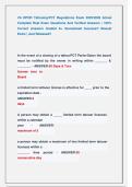 VA DPOR Tattooing&sol;PCT Regulations Exam 2025&sol;2026 Actual  Complete Real Exam Questions And Verified Answers &vert; 100&percnt;  Correct Answers Graded A&plus; Guaranteed Success&excl;&excl; Newest  Exam &vert; Just Released&excl;&excl;