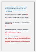 D431 OA Exam 20252026    Actual Complete Real Exam  Questions with 100&percnt;   Correct Answers &vert; Verified Answers  &vert; Newest Exam                                         &vert;  Just Released&excl;&excl;