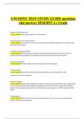 S-95 FDNY Test Study Guide &ndash; Questions and Answers &lpar;100&percnt; Pass&comma; Verified A&plus;&comma; 2024&sol;2025&rpar;