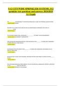 S-12 Citywide Sprinkler SystemsS12  sprinkler test &ndash; 2024&sol;2025 Verified Questions and Correct Answers &lpar;A&plus; Graded&rpar;