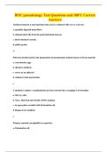 BOC parasitology Test Questions and 100&percnt; Correct Answers