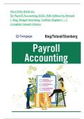 Solution Manual for Payroll Accounting 2024&comma; 34th Edition by Bernard J&period; Bieg&comma; Bridget Stomberg&comma; Verified Chapters 1 - 7&comma; Complete Newest Version