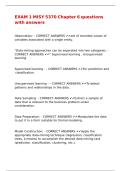EXAM 1 MISY 5370 Chapter 6 questions with answers