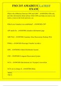 FSO 215 AMADEUS EXAM QUESTIONS AND ANSWERS 2025