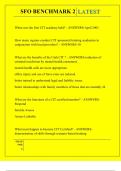 SFO BENCHMARK 2 QUESTIONS AND ANSWERS 2025