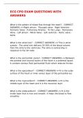 ECG CPO EXAM QUESTIONS WITH ANSWERS
