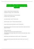 CHEM FINAL WCU COMPREHENSIVE ASSESSMENT WITH QUESTIONS AND ANSWERS&period;