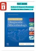 Test Bank for Textbook of Diagnostic Microbiology&comma; 7th Edition by Connie R&period; Mahon&comma; 2025 &ndash; Complete Study Guide 2025&sol;2026