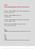 D514 Exam prep questions with correct answers