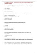 NU 665C Regis College Exam &ndash; Psychiatric Mental Health Nurse Practitioner &lpar;PMHNP&rpar; Clinical Competency Assessment