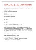 HSI Final Test Questions WITH ANSWERS&comma;
