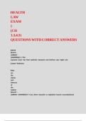 HEALTH LAW EXAM 1 &lpar;CH 1&comma;3&comma;4&comma;5&rpar; QUESTIONS WITH CORRECT ANSWERS