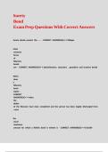 Surety Bond Exam Prep Questions With Correct Answers