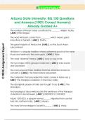 Arizona State University&colon; REL 100 Questions  and Answers &lpar;100&percnt; Correct Answers&rpar;  Already Graded A&plus;