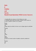 Quiz 8 Fidelity and Surety Bonds Exam Questions With Correct Answers