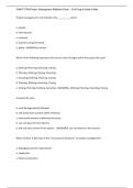 OMGT 5783 Project Management Midterm Exam &ndash; Test Prep & Study Guide