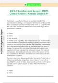 ASE A1 Questions and Answers &lpar;100&percnt;  Correct Answers&rpar; Already Graded A&plus;