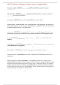 MISY 5325 Final Exam &ndash; Management Information Systems Test Prep & Study Guide