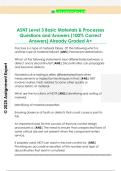 ASNT Level 3 Basic Materials & Processes  Questions and Answers &lpar;100&percnt; Correct  Answers&rpar; Already Graded A&plus; 