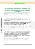 ASNT Level III Basic exam Questions and  Answers &lpar;100&percnt; Correct Answers&rpar; Already  Graded A&plus; 