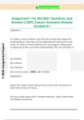 Assignment 1 for RSC2601 Questions and  Answers &lpar;100&percnt; Correct Answers&rpar; Already  Graded A&plus; 