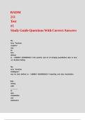 BADM 211 Test -1 Study Guide Questions With Correct Answers&period;