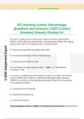 ATI Learning System Gerontology  Questions and Answers &lpar;100&percnt; Correct  Answers&rpar; Already Graded A&plus;
