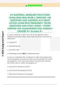 ATI MATERNAL NEWBORN PROCTORED  EXAM 2025&sol;2026 BANK 2 VERSIONS 140  QUESTIONS AND ANSWERS ACCURATE  ACTUAL EXAM WITH FREQUENTLY TESTED  QUESTIONS AND STUDY GUIDE &sol; EXPERT  VERIFIED FOR GUARANTEED PASS&sol;ALREADY  GRADED A&plus; Graded A&plus;