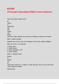 BADM 211 Exam 1 Questions With Correct Answers&period;