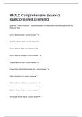  IBOLC Comprehensive Exam v2 questions well answered