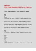 Bahama Host Exam Questions With Correct Answers