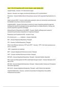 Exam 1 RC 2213 Questions with Correct Answers Latest Update 2025