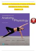 Test Bank For Fundamentals of Anatomy & Physiology, 11th Edition by Frederic H Martini Chapters 1 - 29