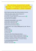 NSE 103 FINAL EXAM STUDY GUIDE  2025&sol;2026 &vert; 775 VERIFIED QUESTIONS AND  CORRECT ANSWERS &vert; LATEST VERSION 