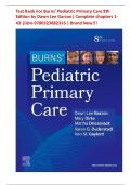 Test Bank For Burns' Pediatric Primary Care 8th Edition by Dawn Lee Garzon&vert; Complete chapters 1- 43 &vert;isbn-9780323882316 &vert; Brand New&excl;&excl;&excl;