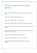 CFPT EXAM QUESTIONS WITH CORRECT ANSWERS